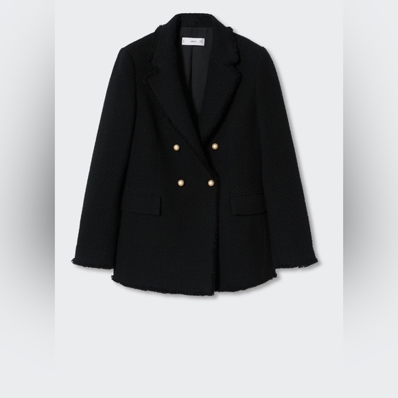 Mango Jackets & Blazers - Buttons tweed blazer. Size M.